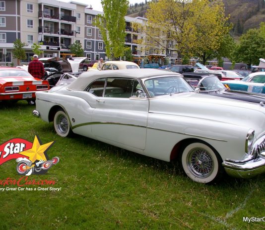 AUGUST 2022: A 1953 BUICK SKYLARK CONVERTIBLE IS A SHOW-STEALER
