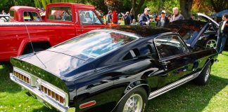NOVEMBER 2022: A 1968 SHELBY GT-500 MUSTANG WAS DOOR NUMBER 2 FOR ITS OWNER