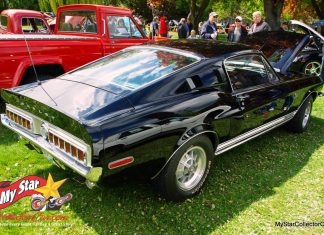 NOVEMBER 2022: A 1968 SHELBY GT-500 MUSTANG WAS DOOR NUMBER 2 FOR ITS OWNER