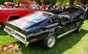 NOVEMBER 2022: A 1968 SHELBY GT-500 MUSTANG WAS DOOR NUMBER 2 FOR ITS OWNER