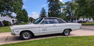 JULY 2022: ‘66 SPORT FURY CONVERTIBLE— ‘THE GHOST’ COMES HOME