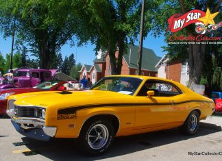APRIL 2023: 1971 MERCURY CYCLONE SPOILER—JUST LIKE HIS FIRST CAR—ONLY 1000 TIMES COOLER