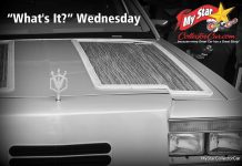 MSCC AUGUST 17 “WHAT’S IT?” WEDNESDAY–A MYSTERY CAR PUZZLE