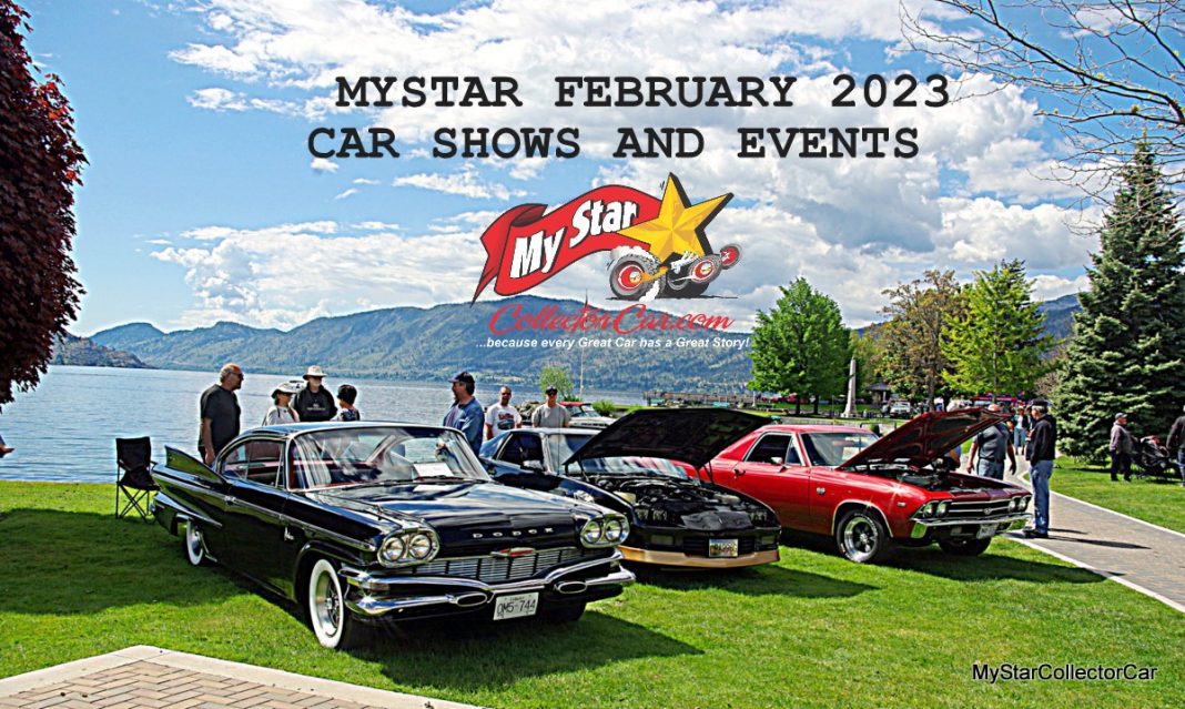 MYSTARCOLLECTORCAR FEBRUARY 2023 CAR SHOWS AND EVENTS MyStarCollectorCar