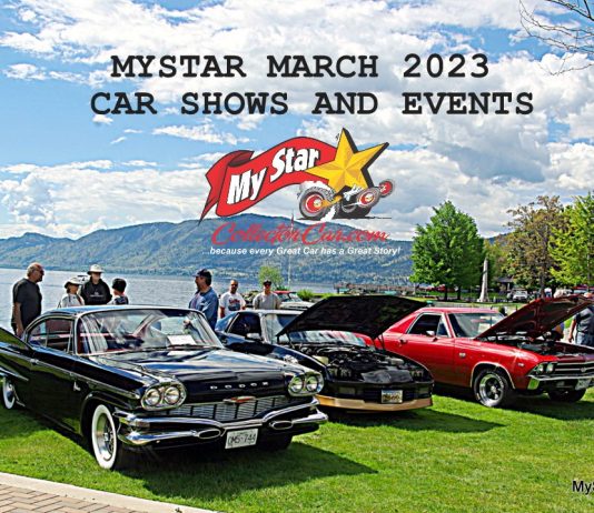 MYSTARCOLLECTORCAR MARCH 2023 CAR SHOWS AND EVENTS