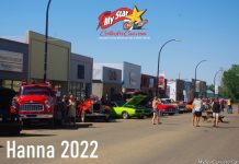 HANNA CRUISERS 2022—NICKELBACK’S HOMETOWN DELIVERS A SMALL TOWN FRIENDLY CAR SHOW