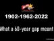 60 YEARS APART: 1902–1962—2022