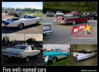 MYSTAR OCTOBER 14 FIVE FOR FRIDAY: FIVE WELL-NAMED CARS FROM THE PAST