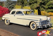 AUGUST 2023: A 1949 CHRYSLER SARATOGA CLUB COUPE BINDS ITS CURRENT OWNER WITH HIS DAD