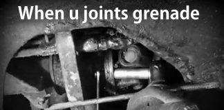 THERE ARE NO SOUNDS OF SILENCE FROM AN OLD CAR’S U-JOINTS BEFORE THEY BLOW UP