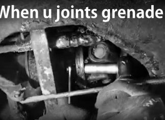 THERE ARE NO SOUNDS OF SILENCE FROM AN OLD CAR’S U-JOINTS BEFORE THEY BLOW UP
