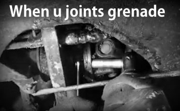 THERE ARE NO SOUNDS OF SILENCE FROM AN OLD CAR’S U-JOINTS BEFORE THEY BLOW UP