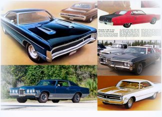 MSCC JANUARY 20 FIVE FOR FRIDAY: FIVE OF THE COOLEST FULL-SIZE CLASSIC ERA (1969-71) MUSCLE CARS
