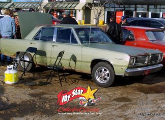 FEBRUARY 2023: A 1968 PLYMOUTH VALIANT NAMED CARL VALIENTE BY ITS OWNER AND HIS YOUNG FAMILY