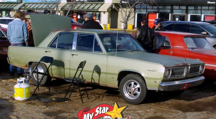 FEBRUARY 2023: A 1968 PLYMOUTH VALIANT NAMED CARL VALIENTE BY ITS OWNER AND HIS YOUNG FAMILY