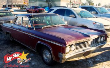 FEBRUARY 2023: A 1963 OLDS SUPER 88 IS A ROAD WARRIOR WITH ITS ENGINE KILL HISTORY ON ITS DRIVER DOOR