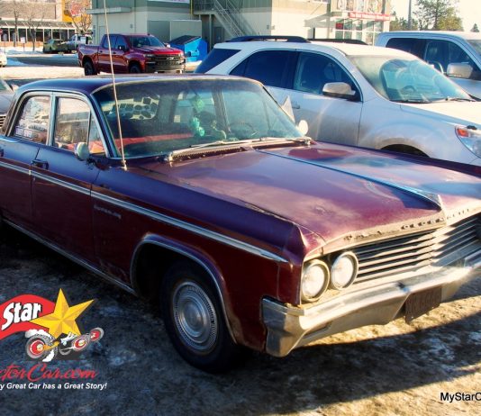 FEBRUARY 2023: A 1963 OLDS SUPER 88 IS A ROAD WARRIOR WITH ITS ENGINE KILL HISTORY ON ITS DRIVER DOOR