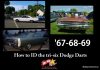 MYSTARCOLLECTORCAR SORTS OUT TRIPLETS: THE 1967-69 DODGE DARTS