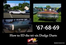 MYSTARCOLLECTORCAR SORTS OUT TRIPLETS: THE 1967-69 DODGE DARTS
