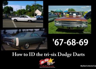 MYSTARCOLLECTORCAR SORTS OUT TRIPLETS: THE 1967-69 DODGE DARTS