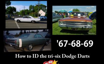 MYSTARCOLLECTORCAR SORTS OUT TRIPLETS: THE 1967-69 DODGE DARTS