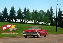 MARCH 2023 ROAD WARRIORS–IT’S SPRING SO LET THE SUNSHINE IN