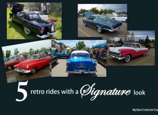 MYSTAR APRIL 21 FIVE FOR FRIDAY: MYSTARCOLLECTORCAR PICKS FIVE RETRO RIDES WITH A SIGNATURE LOOK