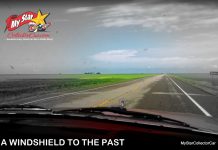 MYSTARCOLLECTORCAR TAKES A LOOK THROUGH A WINDSHIELD TO THE PAST