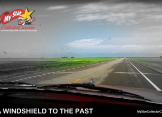 MYSTARCOLLECTORCAR TAKES A LOOK THROUGH A WINDSHIELD TO THE PAST