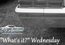 EGAUCTIONS.COM MAY 24 “WHAT’S IT?” WEDNESDAY