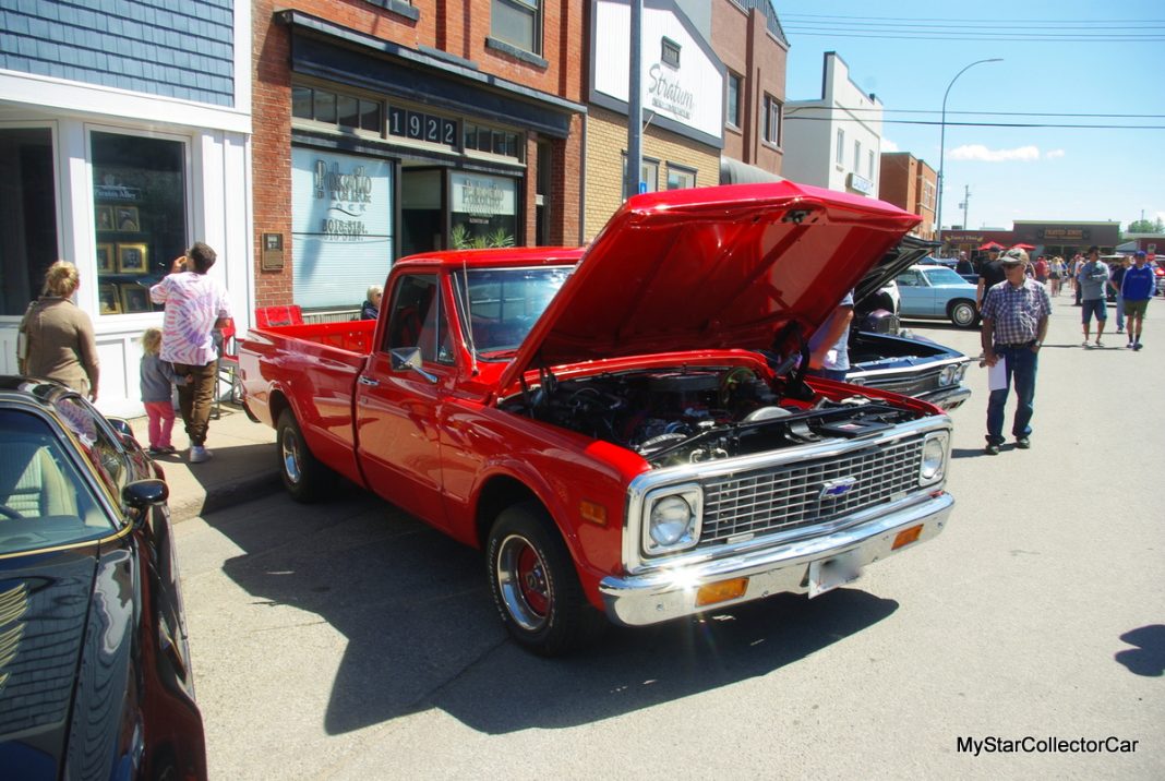 THE MOUNTAIN VIEW PISTONS CAR SHOW IN OLDS WAS FIRING ON ALL CYLINDERS