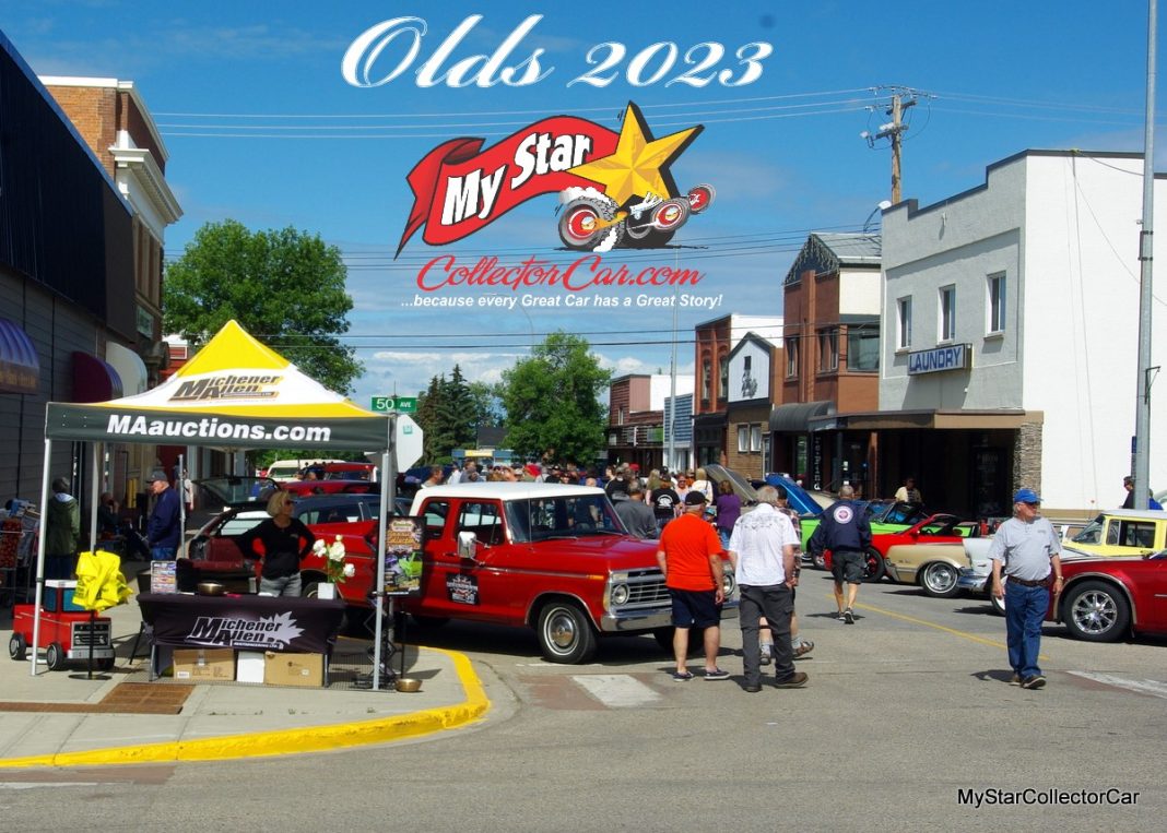 THE MOUNTAIN VIEW PISTONS CAR SHOW IN OLDS WAS FIRING ON ALL CYLINDERS