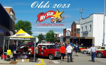 THE MOUNTAIN VIEW PISTONS CAR SHOW IN OLDS WAS FIRING ON ALL CYLINDERS