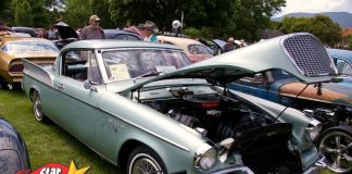 DECEMBER 2023: A 1957 STUDEBAKER SILVER HAWK HAS A FEARLESS ADVENTURER BEHIND THE STEERING WHEEL