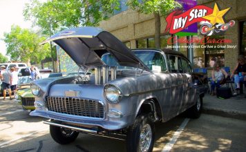 JANUARY 2024: ’55 CHEV BEL AIR GASSER TRIBUTE—HE PUSHED THIS PROJECT OVER THE GOAL LINE