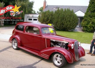 JANUARY 2024: A 1936 CHEVY CUSTOM DELUXE HOT ROD IS A PERFECT ROAD MACHINE