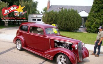 JANUARY 2024: A 1936 CHEVY CUSTOM DELUXE HOT ROD IS A PERFECT ROAD MACHINE