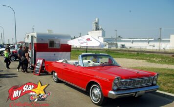 MAY 2024: A 1965 FORD GALAXIE 500 XL CONVERTIBLE TOWING A 1965 ESTA VILLA HOLIDAY TRAILER IS AN EXCELLENT MYSTARCOLLECTORCAR STORY