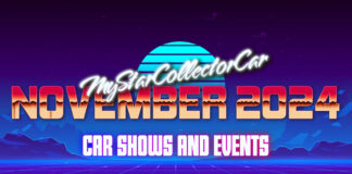 MYSTARCOLLECTORCAR NOVEMBER 2024 CAR SHOWS AND EVENTS