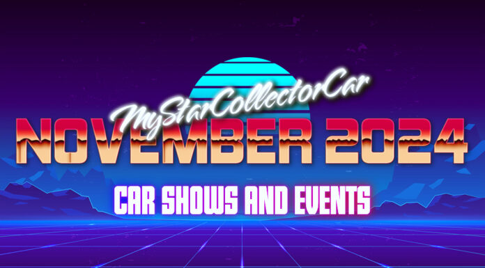 MYSTARCOLLECTORCAR NOVEMBER 2024 CAR SHOWS AND EVENTS