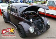 MAY 2024: A 1956 VW BEETLE USED TO BE HERBIE THE LOVE BUG…NOW IT’S HERBIE THE ROAD MONSTER