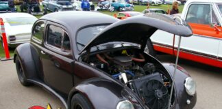 MAY 2024: A 1956 VW BEETLE USED TO BE HERBIE THE LOVE BUG…NOW IT’S HERBIE THE ROAD MONSTER