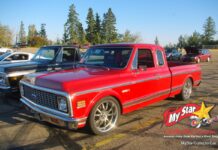 JULY 2024: A VERY COOL 1971 CHEVY CUSTOM EXTENDED CAB PICKUP IS DEFINITELY A CONVERSATION PIECE