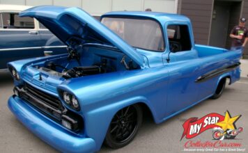 JULY 2024: A BEASTLY 1959 CHEVY FLEETSIDE RESTO MOD PICKUP HAS 970 LS HORSES CORRALED UNDER ITS HOOD