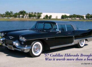 HIT THE MOTHERLODE WITH THE NEW-FOR-1957 CADILLAC ELDORADO BROUGHAM