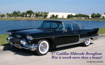 HIT THE MOTHERLODE WITH THE NEW-FOR-1957 CADILLAC ELDORADO BROUGHAM