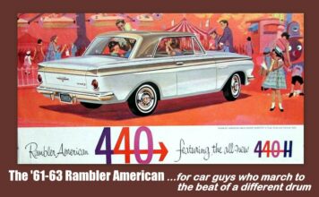 MARCH TO THE BEAT OF YOUR OWN DRUM…BUY A 2nd GENERATION (1961-63) RAMBLER AMERICAN