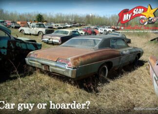 ARE YOU A CAR GUY OR A HOARDER WITH AN OLD CAR HABIT? ASK DR. MYSTARCOLLECTORCAR