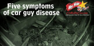 MSCC NOVEMBER 17 MYSTARCOLLECTORCAR REVEALS FIVE SYMPTOMS OF CHRONIC CAR GUY DISEASE