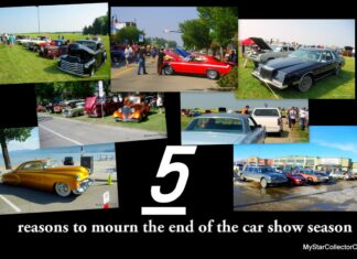 FIVE SOLID REASONS FOR MYSTARCOLLECTORCAR TO MOURN THE END OF THE CAR SHOW SEASON